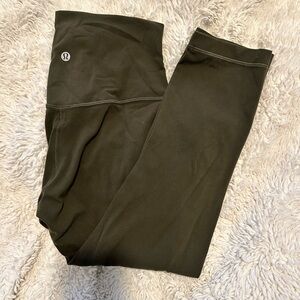 Lululemon Olive Align High Rise Leggings